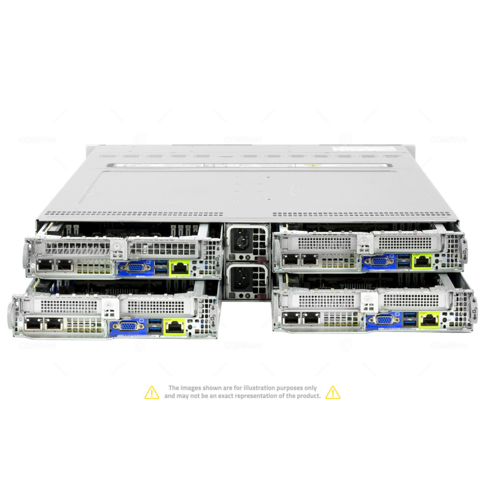 Supermicro AS-2124BT-HTR 4x H12DST-B 8x EPYC 7402 512 GB RAM 16x 960GB SATA SSD Rails